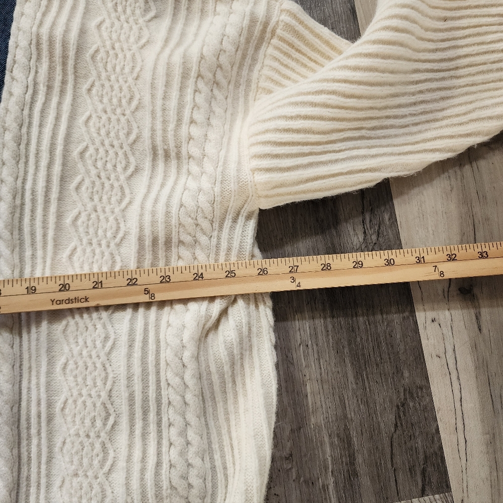 Vici Denim and Cream Cardigan Sweater - Picture 6 of 8